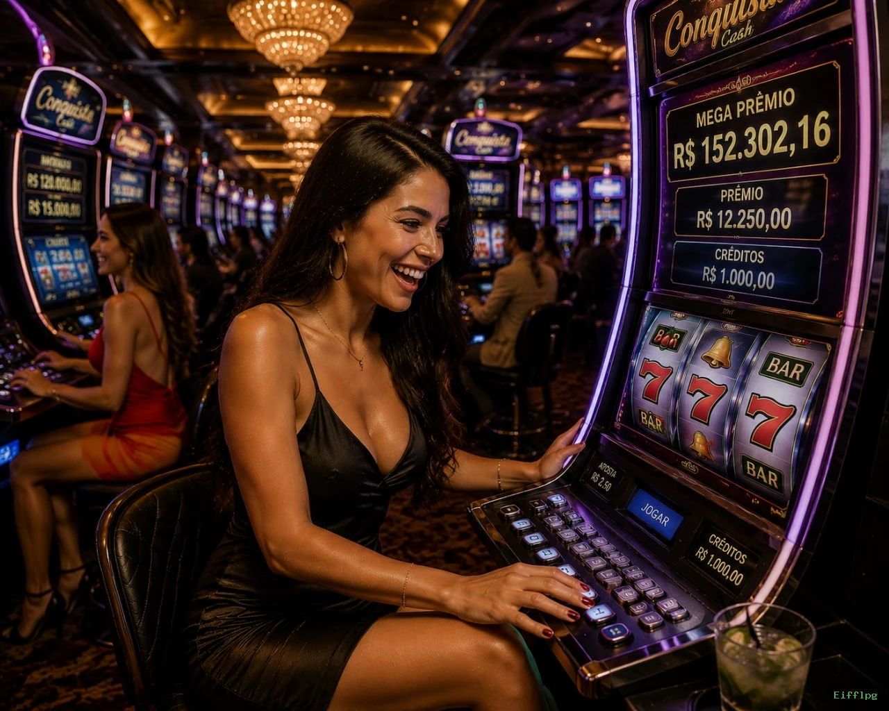 Slots online da Eifflpg com jackpots progressivos